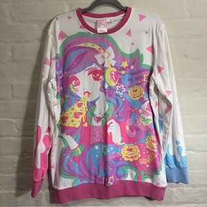 Miss Kika x JapanLA “Pretty Pizza” long sleeve crew neck sz. L/XL